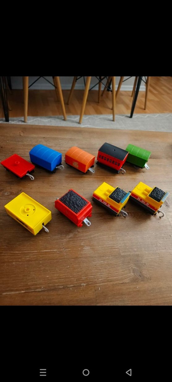 Renkli Thomas Tren Vagonları Seti - Görsel 4