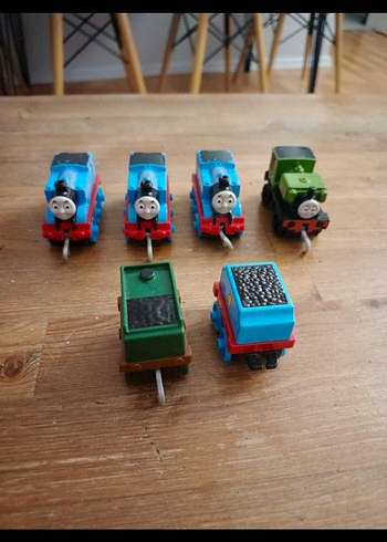 Renkli Mavi Tren Oyuncak Seti - Görsel 5