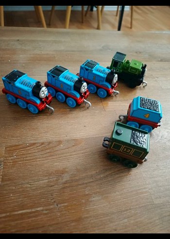 Renkli Mavi Tren Oyuncak Seti - Görsel 2