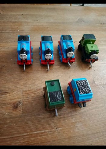 Renkli Mavi Tren Oyuncak Seti - Görsel 3