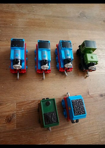 Renkli Mavi Tren Oyuncak Seti - Görsel 6