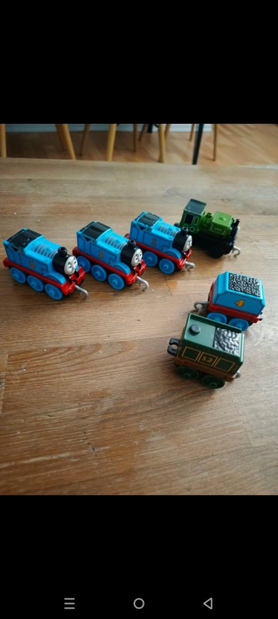 Renkli Mavi Tren Oyuncak Seti - Görsel 2