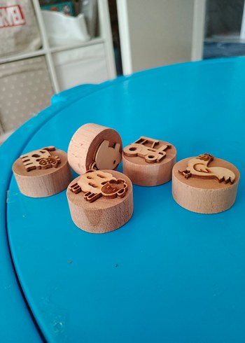 Ahşap Çiftlik Hayvanları ve Traktör Damgaları - Görsel 3