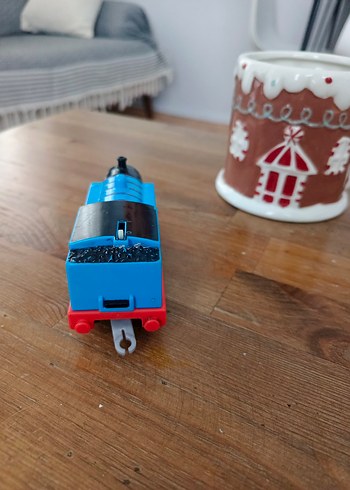 Renkli Mavi Tren Oyuncak - Görsel 5