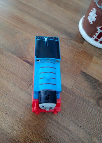 Renkli Mavi Tren Oyuncak - Görsel 2