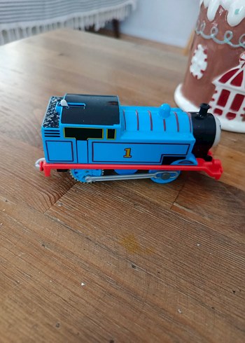 Renkli Mavi Tren Oyuncak - Görsel 4