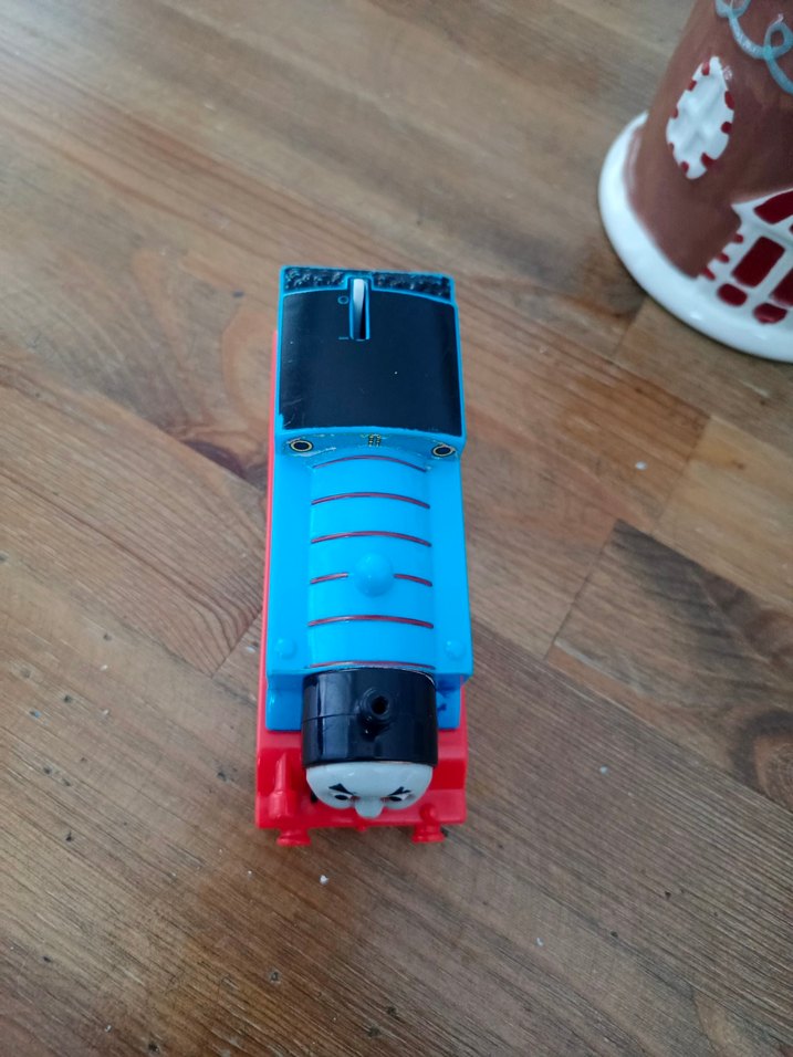 Renkli Mavi Tren Oyuncak - Görsel 2