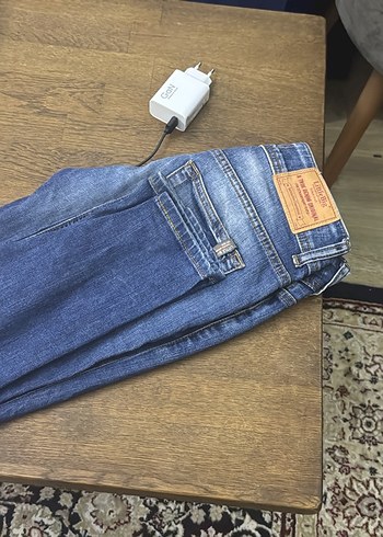 Parlak Mavi Kadın Denim Jean - Görsel 2