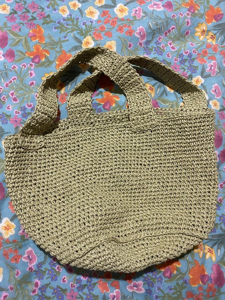 Yeşil Örgü Bohem Kadın Çanta - Görsel 2