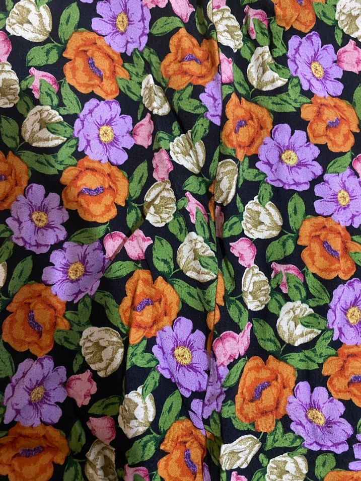 Çiçek Desenli Uzun Bohem Etek - Görsel 3