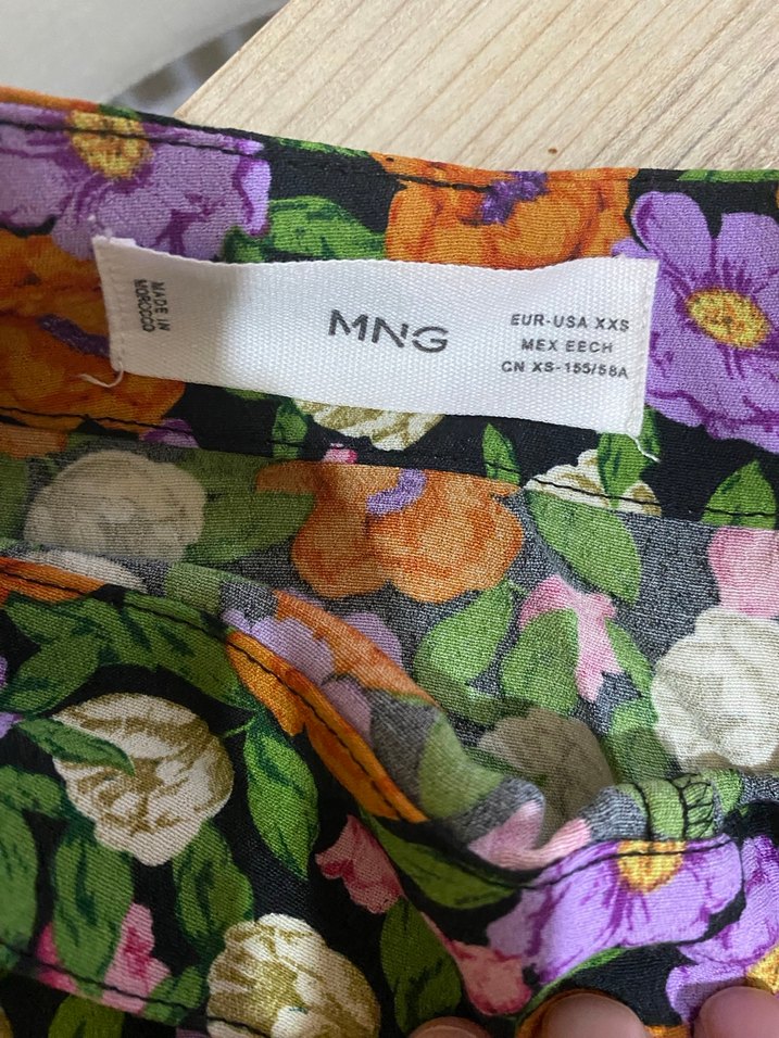 Çiçek Desenli Uzun Bohem Etek - Görsel 4