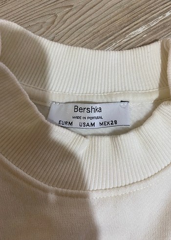 Beyaz Baskılı Kadın Sweatshirt - Görsel 4