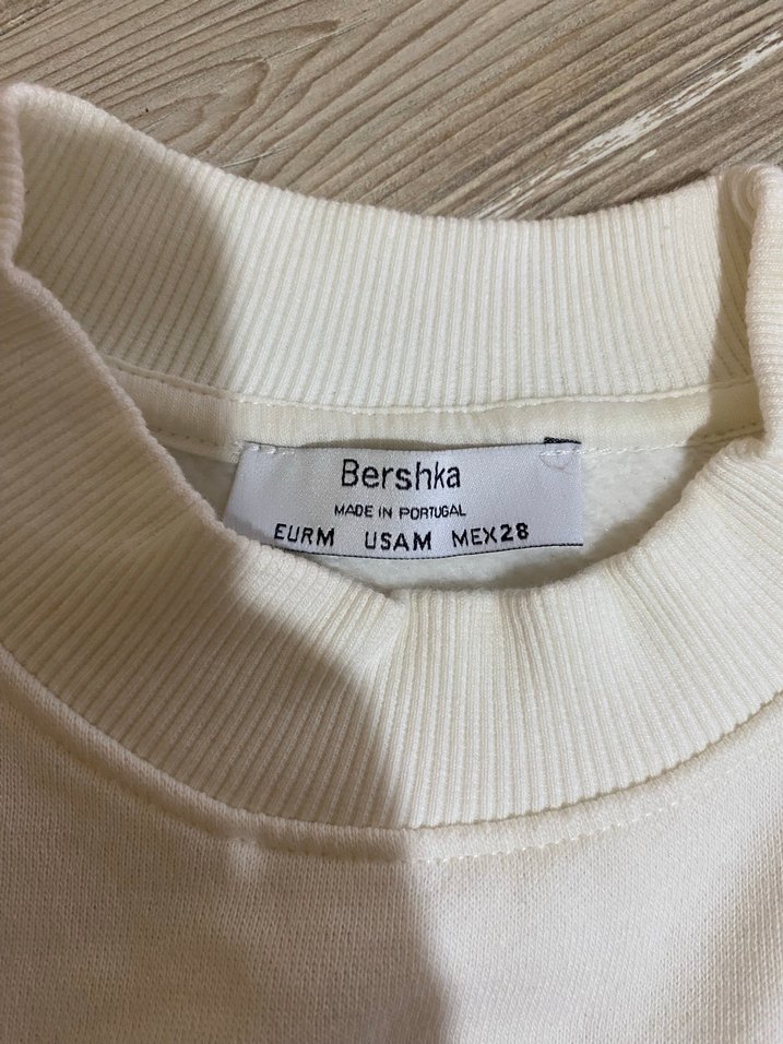 Beyaz Baskılı Kadın Sweatshirt - Görsel 4