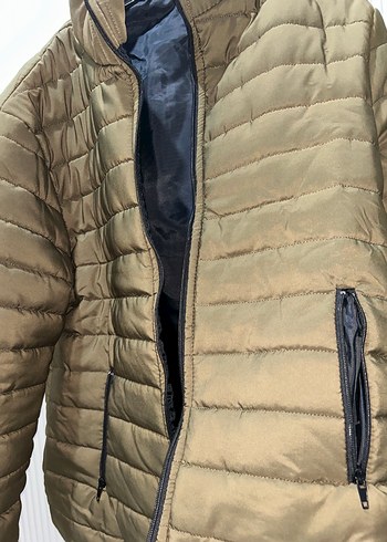 Kahverengi Parlak erkek Kışlık Ceket - Görsel 5