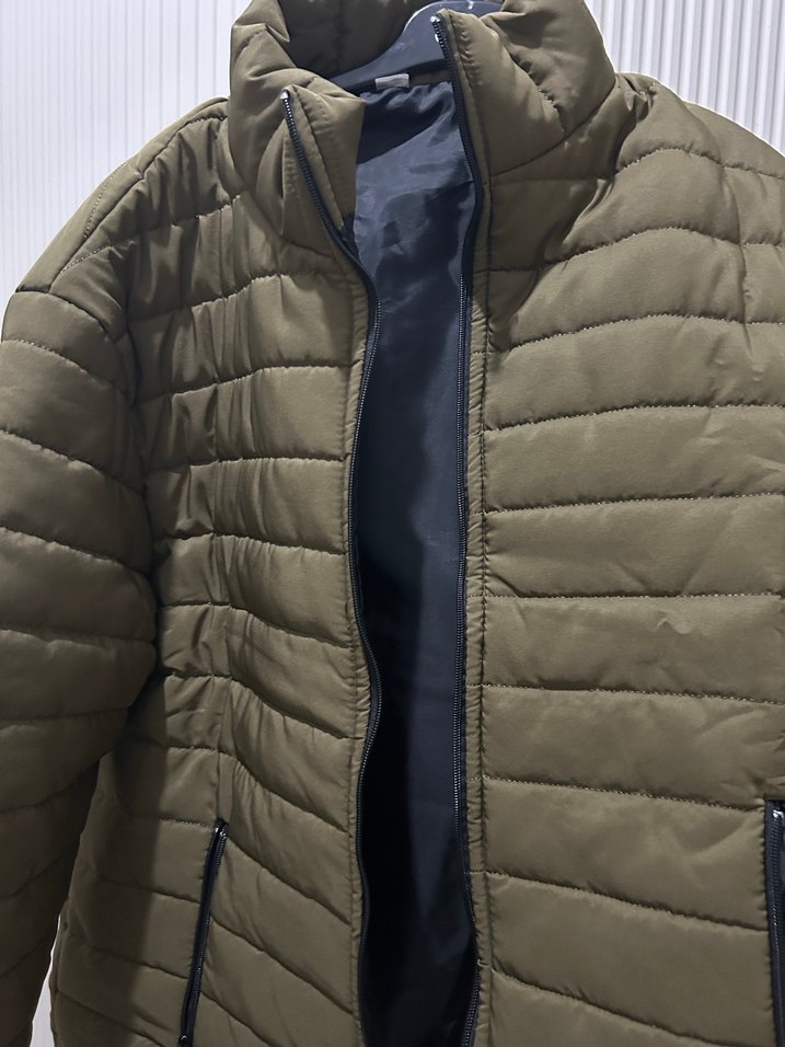 Kahverengi Parlak erkek Kışlık Ceket - Görsel 2