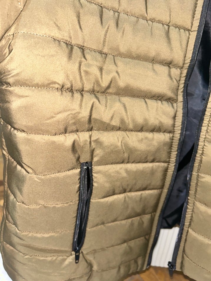 Kahverengi Parlak erkek Kışlık Ceket - Görsel 4