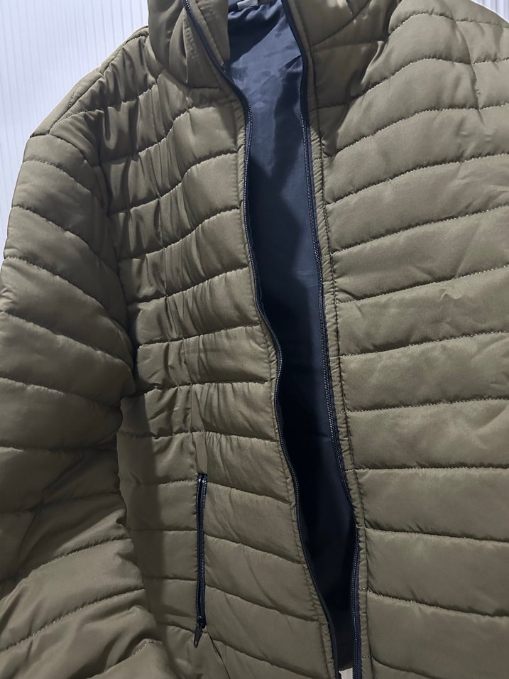 Kahverengi Parlak erkek Kışlık Ceket - Görsel 3