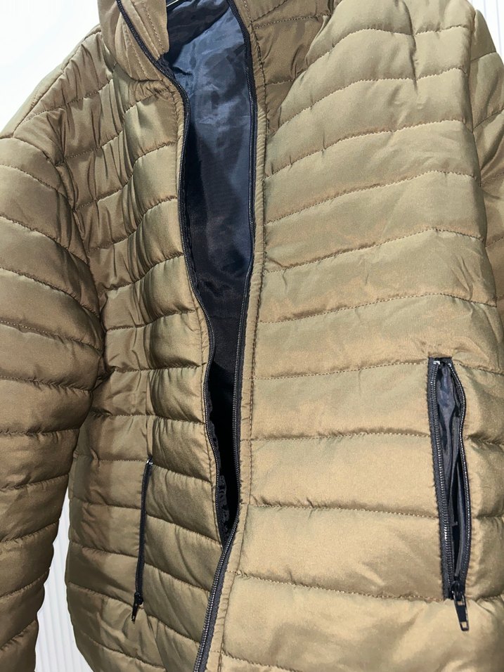 Kahverengi Parlak erkek Kışlık Ceket - Görsel 5