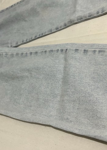 Düğmeli Midi Kadın Kot Ceket ve kot pantolon takım - Görsel 8