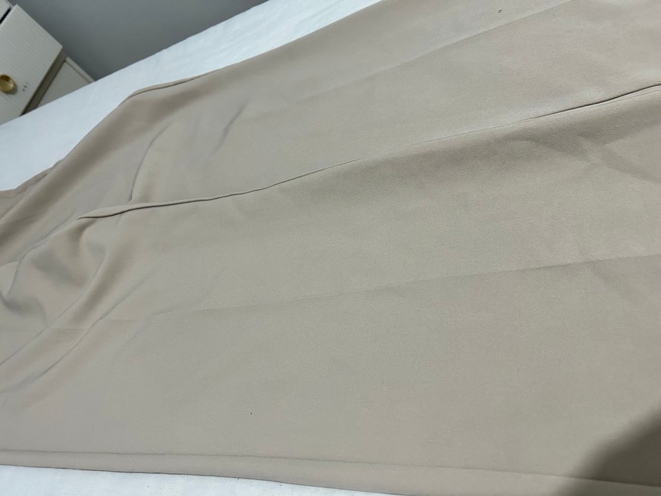 Bej Kadın Bol Kesim Kumaş Pantolon - Görsel 5