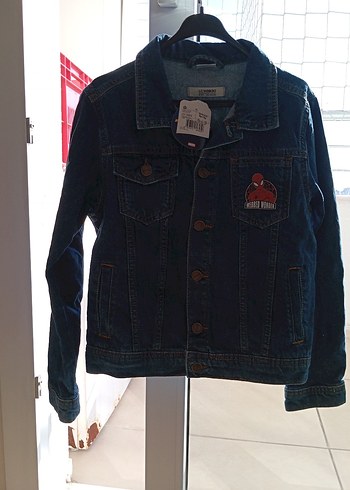 Düğmeli Lacivert erkek çocuk Denim Ceket - Görsel 2