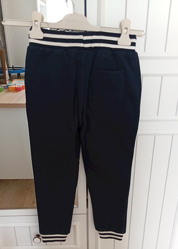 Erkek çocuk Siyah Baskılı Rahat Kesim Eşofman Altı - Görsel 11