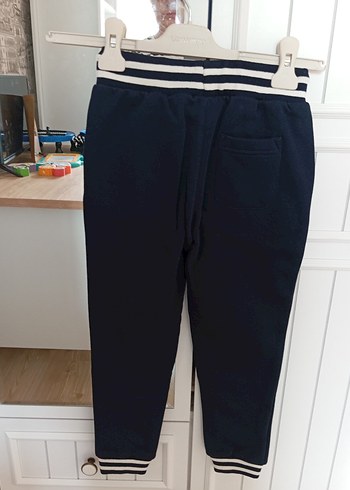 Erkek çocuk Siyah Baskılı Rahat Kesim Eşofman Altı - Görsel 10