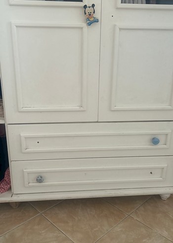 Beyaz Pastel Renkli Çocuk Gardırop - Görsel 4