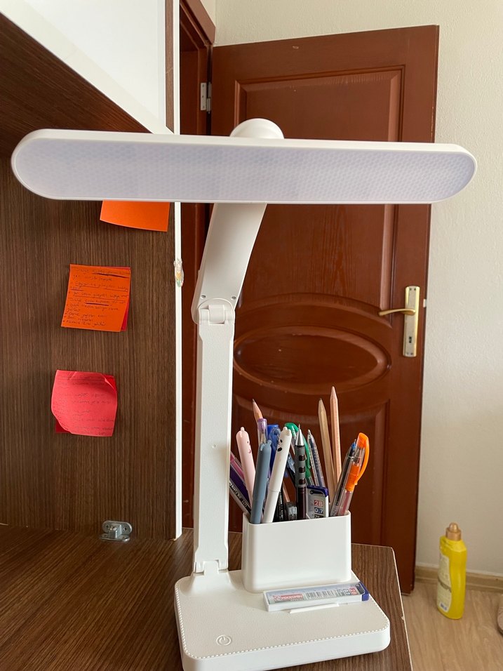 Beyaz Masaüstü LED Lamba - Görsel 2