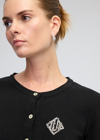 İpekyol kaşmir ve yün karışımlı triko hırka - Görsel 2