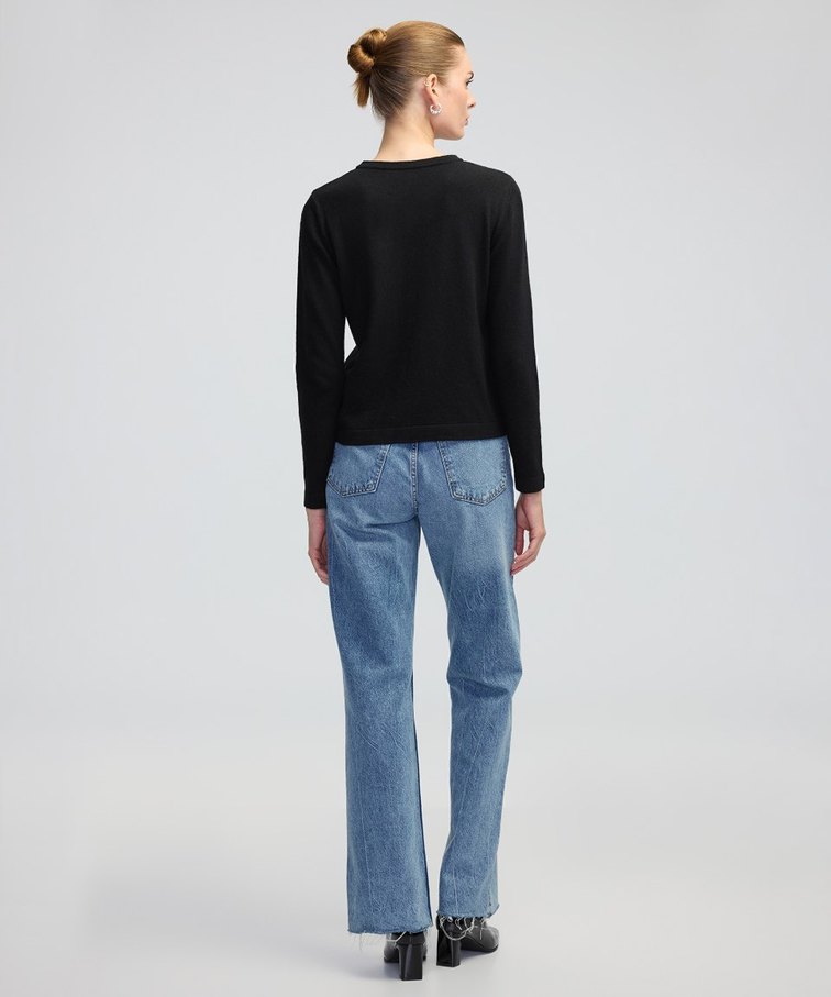 İpekyol kaşmir ve yün karışımlı triko hırka - Görsel 3