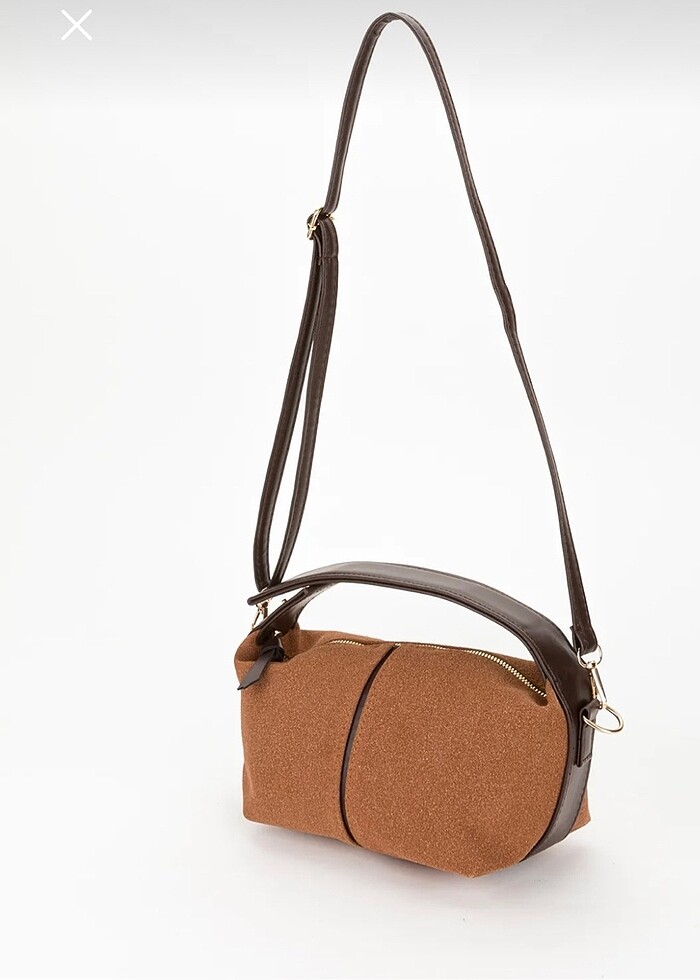 Süet El ve Çapraz Kadın Çanta - Görsel 2