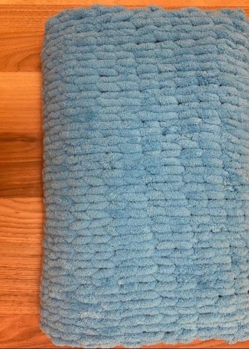 Mavi bebek battaniyesi - Görsel 3