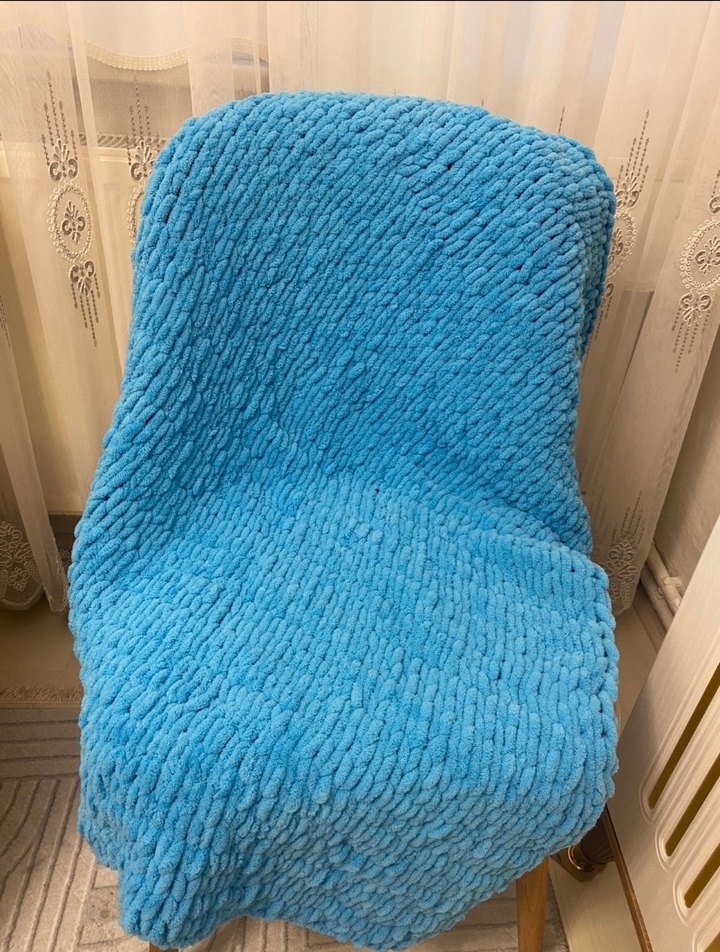 Mavi bebek battaniyesi - Görsel 5