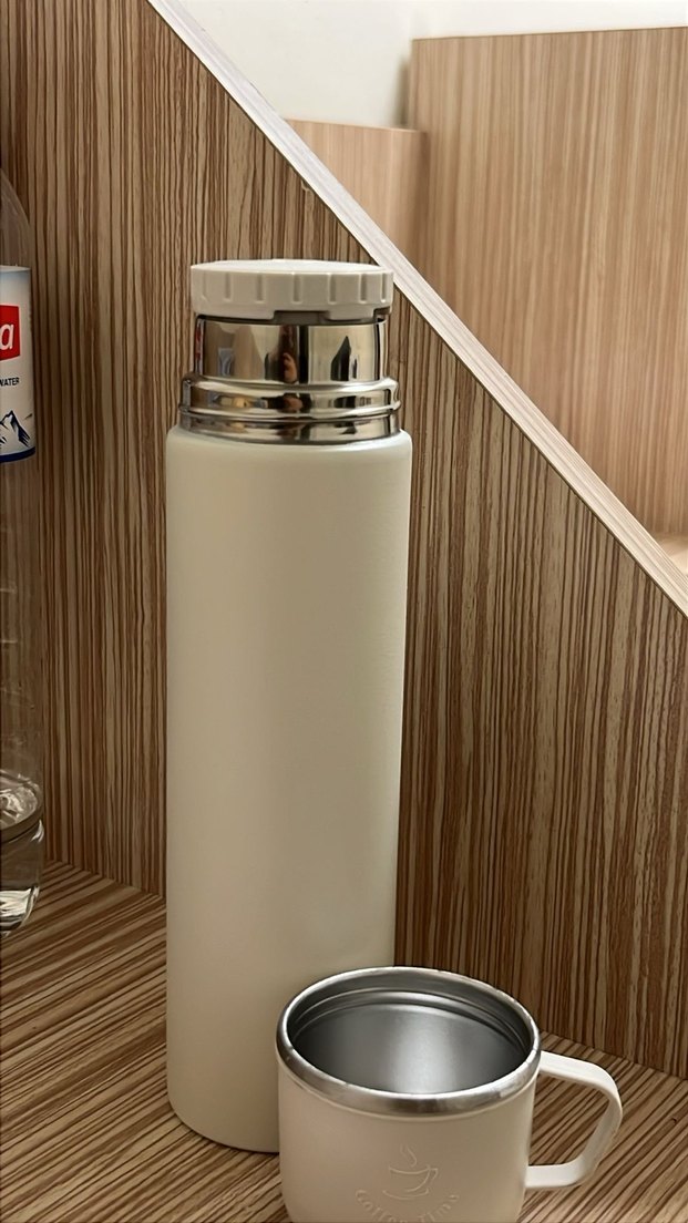 Camel Renkli 3 bardaklı termos - Görsel 2