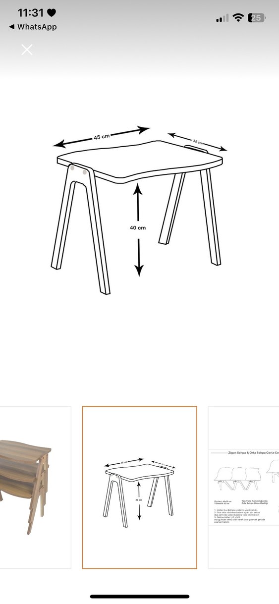 Orta sehpa - Görsel 3