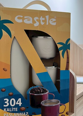 Beyaz Parlak Termos - Görsel 2