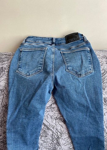 Kadın Mavi Denim Normal Boy Jean - Görsel 2