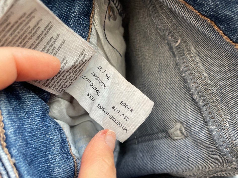 Kadın Mavi Denim Normal Boy Jean - Görsel 3