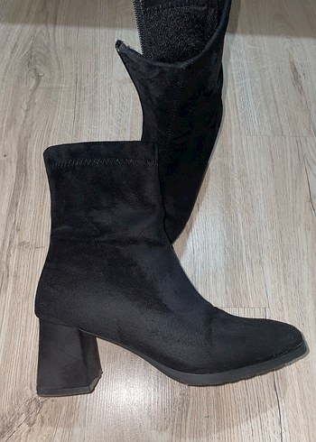 Siyah Süet  Kadın Botu - Görsel 3