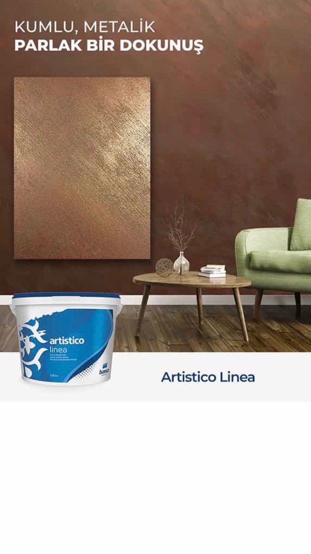 Artistico Linea Metalik Kumlu Toz 2,5 Kg - Görsel 3