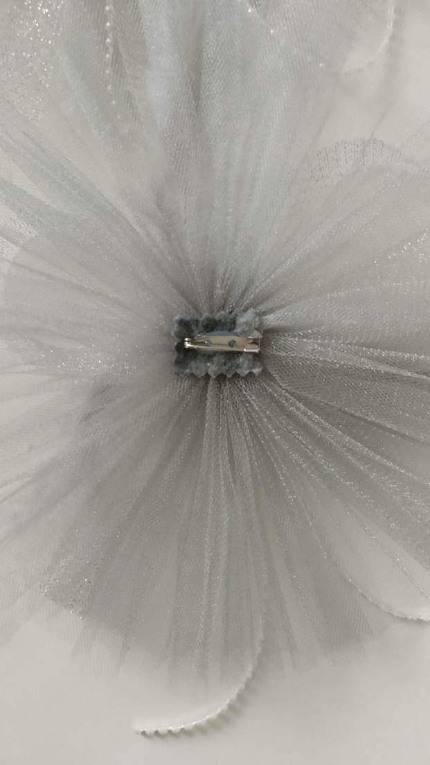 Gri Fiyonklu Bohem Düğün Aksesuarları - Görsel 4