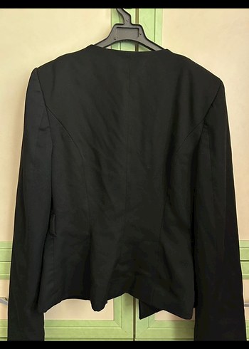 Siyah Düğmeli Kadın Blazer Ceket - Görsel 2