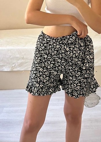 Desenli Mini şort etek - Görsel 2