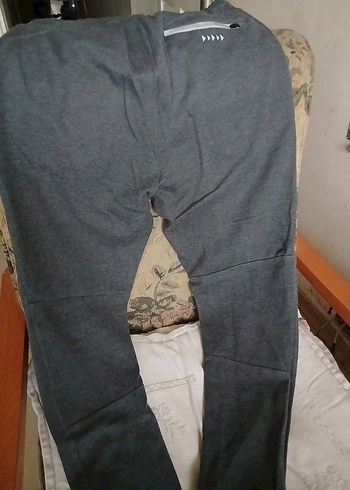 Gri Rahat Kesim Fermuarlı Erkek Eşofman Altı - Görsel 4