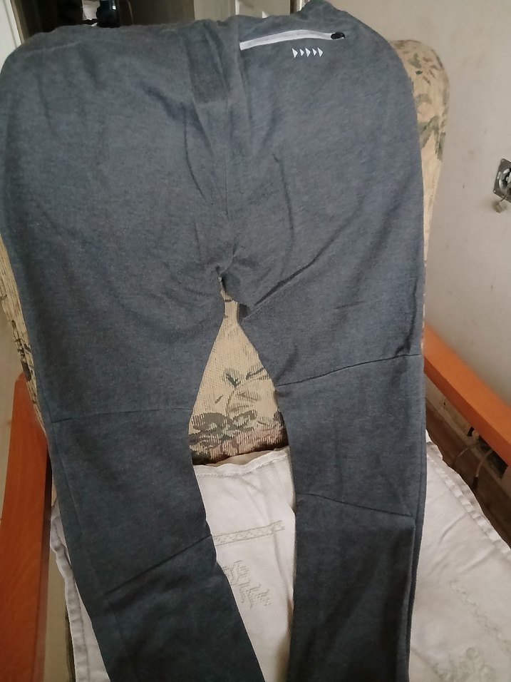 Gri Rahat Kesim Fermuarlı Erkek Eşofman Altı - Görsel 4