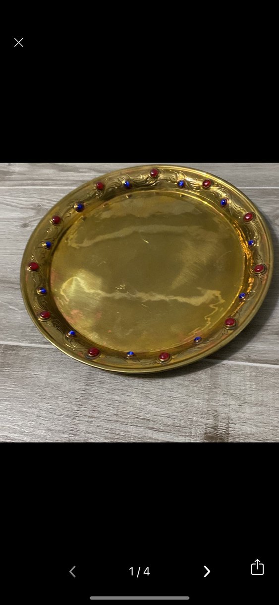 Gerçek bakır tepsi - Görsel 4