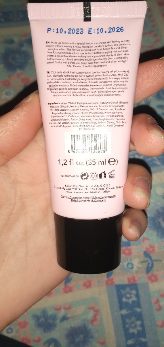 Flormar Işıltılı Makyaj Bazı - Açık Pembe - Görsel 2