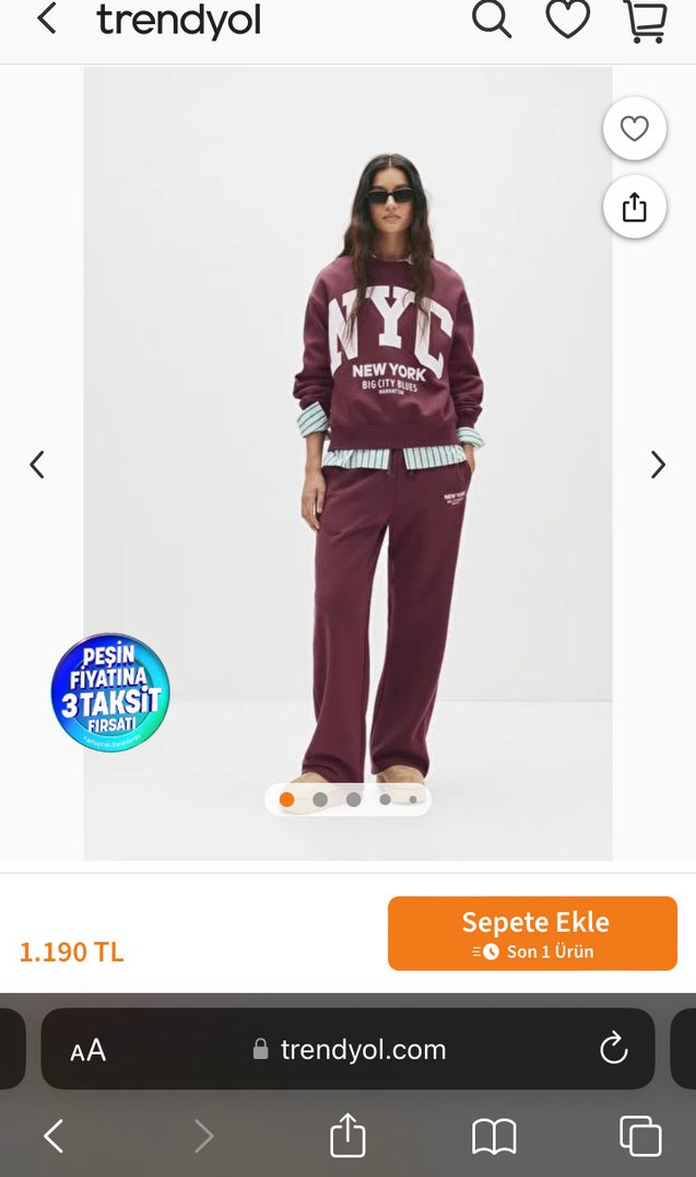 esofman alti pull and bear - Görsel 5