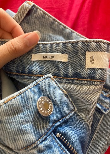 mango pantolon duz paca - Görsel 5